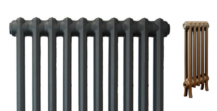 Profile of CRANE Historic 2 Column 650mm Cast Iron Radiators