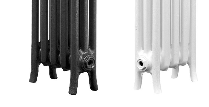 Legs of CRANE Historic 3 Column 1050mm Cast Iron Radiators