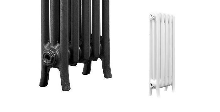 Legs of CRANE Historic 3 Column 750mm Cast Iron Radiators