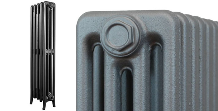 Profile of CRANE Historic 4 Column 1050mm Cast Iron Radiators