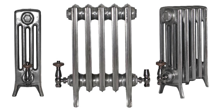 Profile of 4 Column 480mm CRANE Cast Iron Radiators