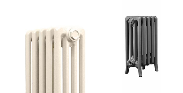 Profile of CRANE Historic 4 Column 500mm Cast Iron Radiators