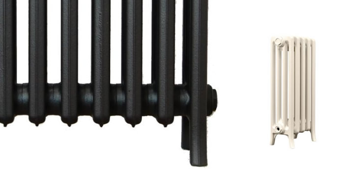 Legs of CRANE Historic 4 Column 650mm Cast Iron Radiators